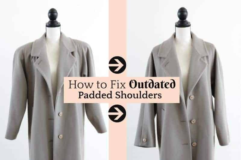 How To Remove A Shoulder Pad Quickly From Your Vintage Suit