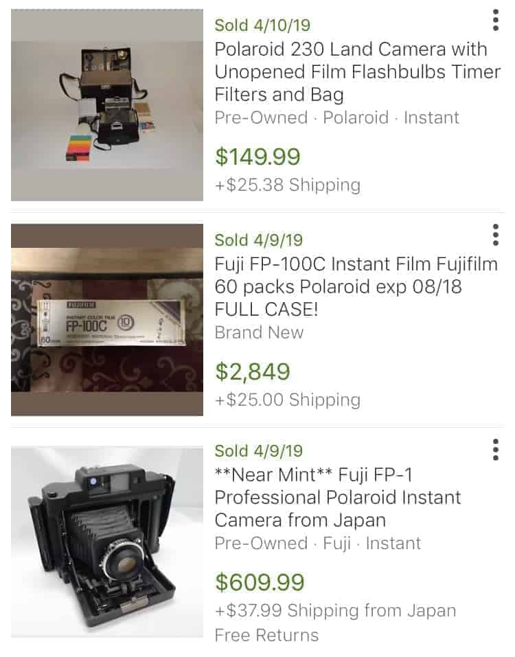 Expensive stuff to sell on eBay, like cameras
