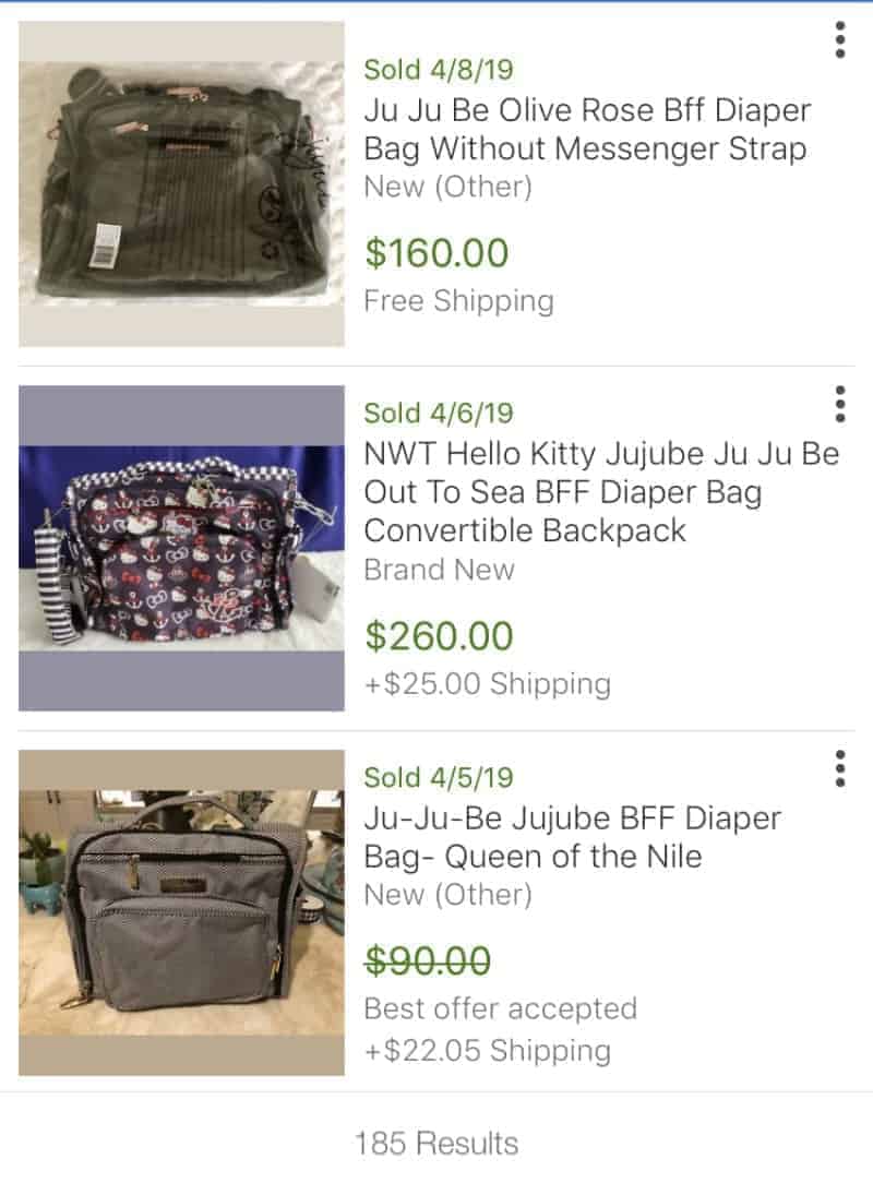 Selling baby stuff on eBay