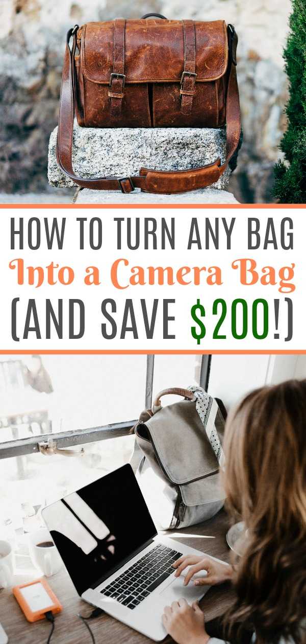A DIY camera bag hack that will save money