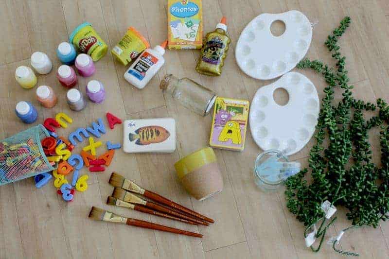 Craft supplies for craft caddy