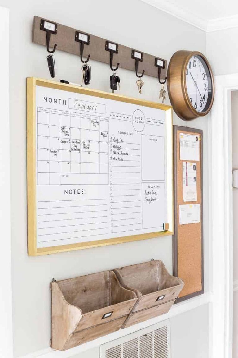 20 Genius Command Center Ideas to Help You Stay Organized 24/7
