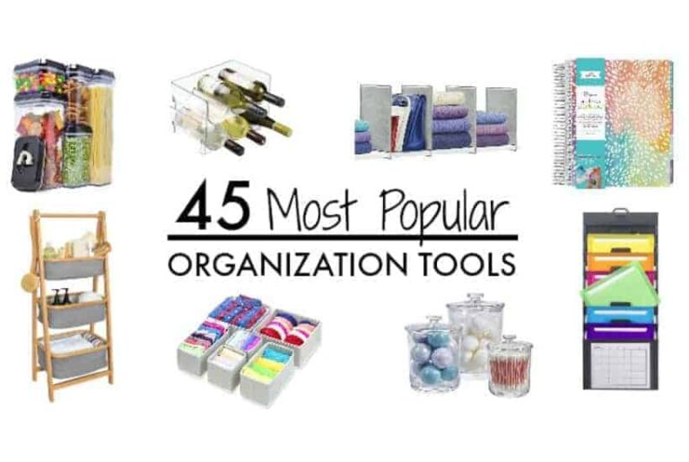 45 Organization Tools to Tidy Every Square Inch of Your Home