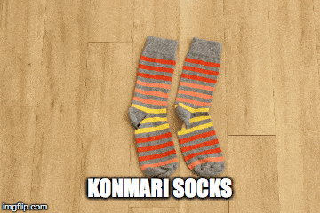 KonMari socks