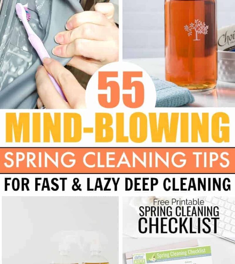 55 Spring Cleaning Tips & Hacks to Deep Clean the Easy Way