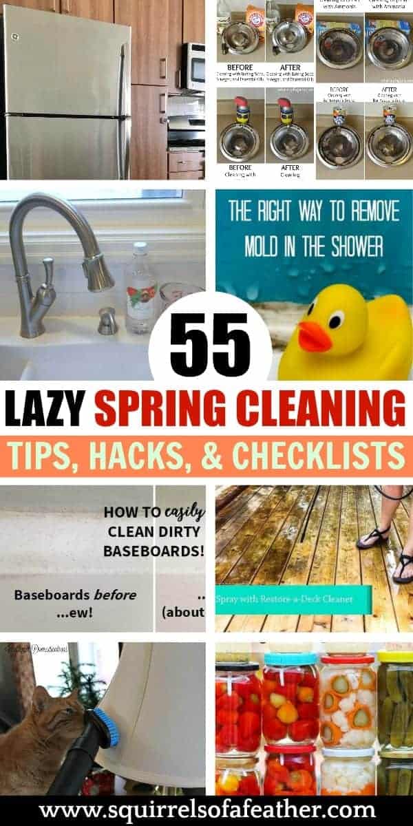 A list of cleaning hacks