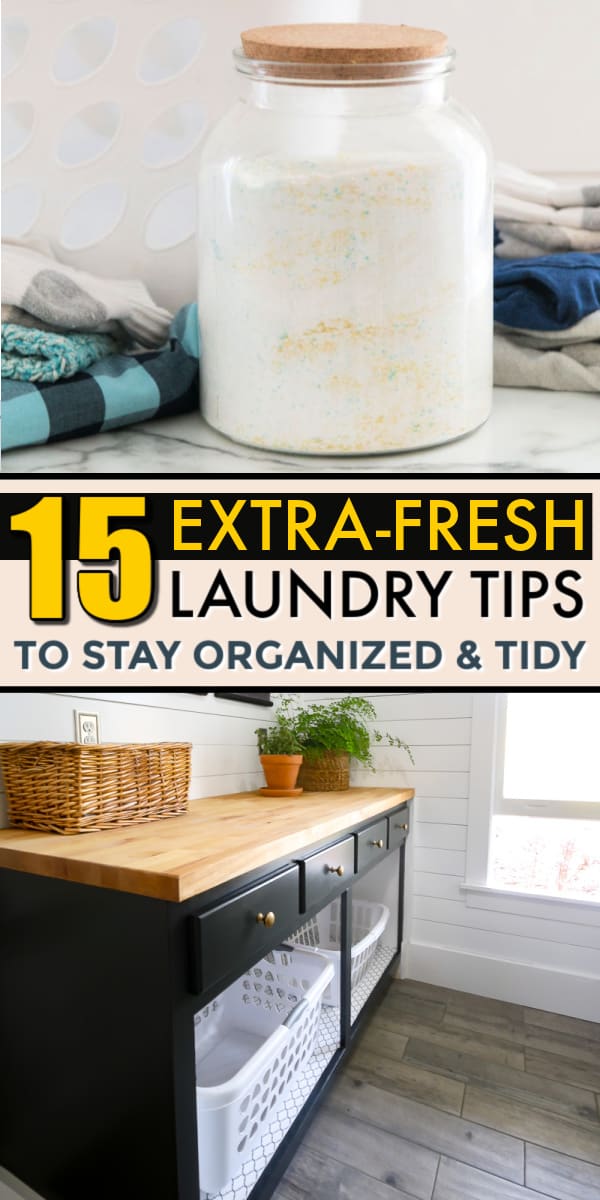 Two clever laundry organization ideas that are DIY