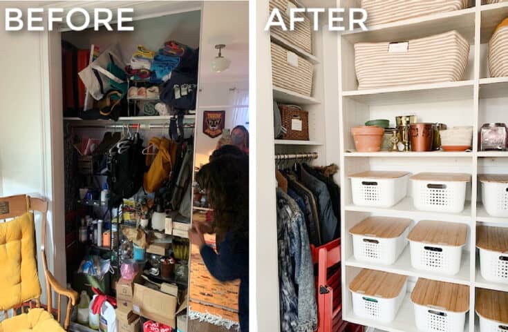 declutter before and after pics