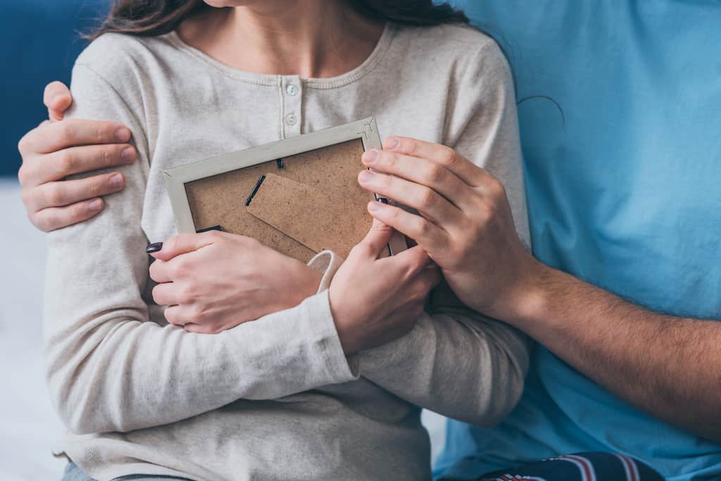 A woman scared to let go of sentimental items