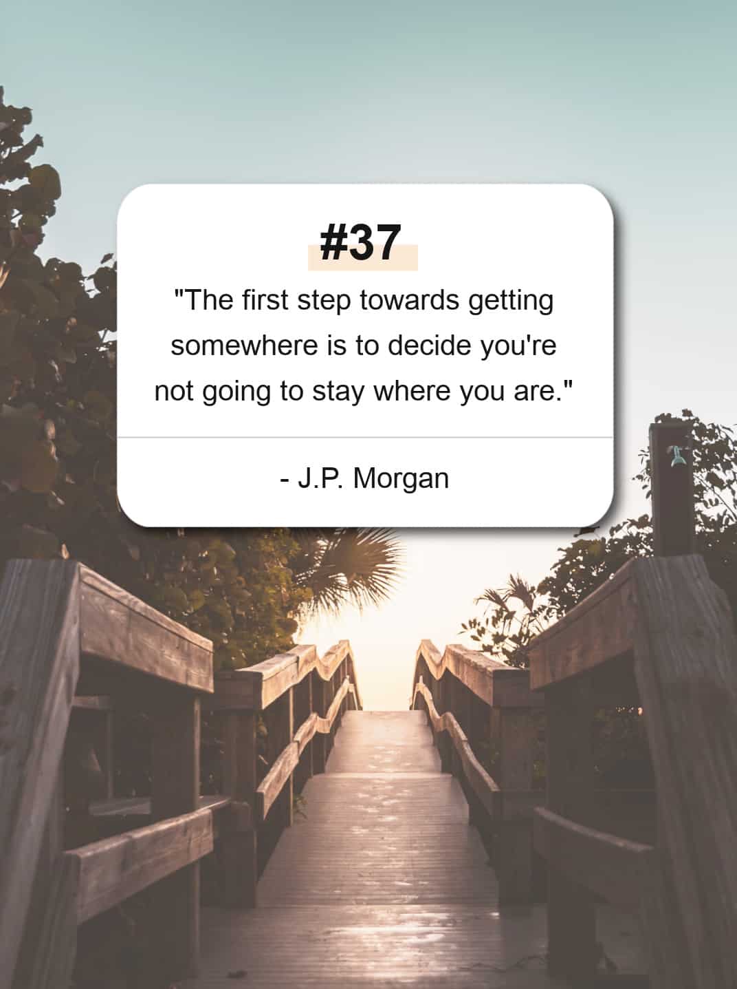 A end of year reflection quote from JP Morgan