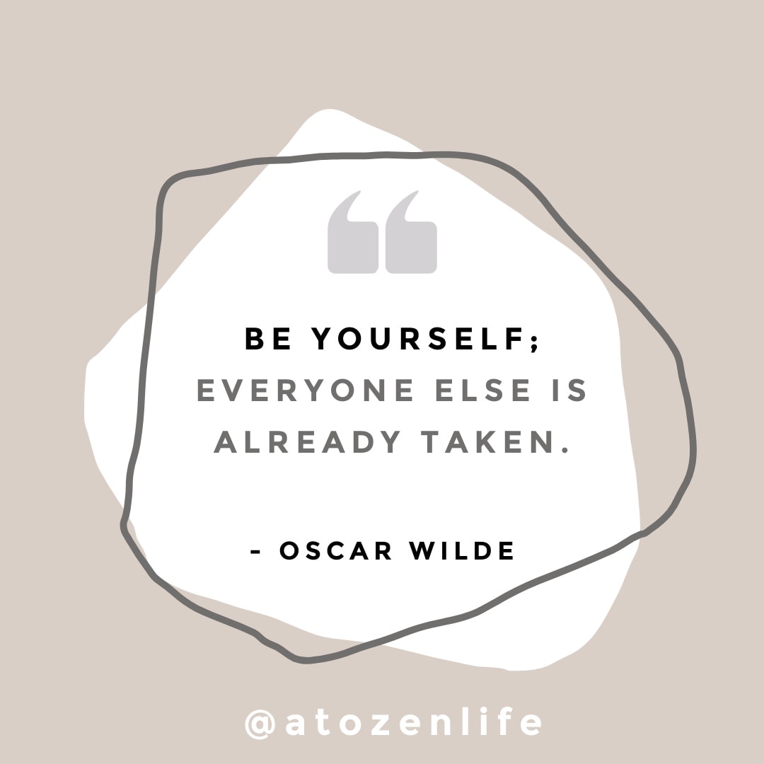 An Oscar Wilde be yourself quote for Instagram