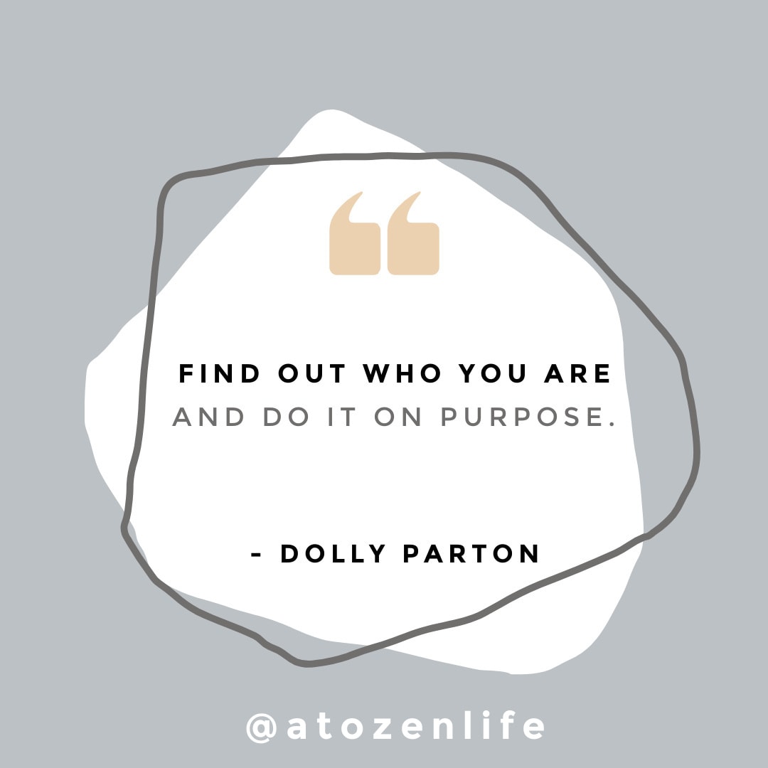 Be yourself Instagram quote from Dolly Parton