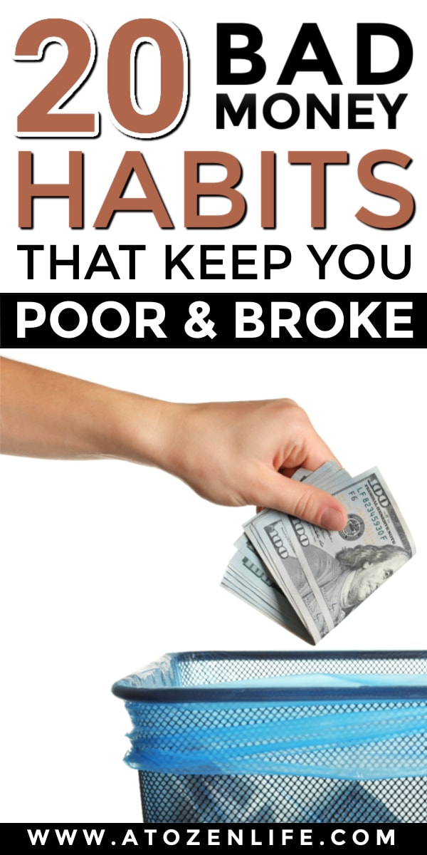 4 Habits that are Keeping you Poor