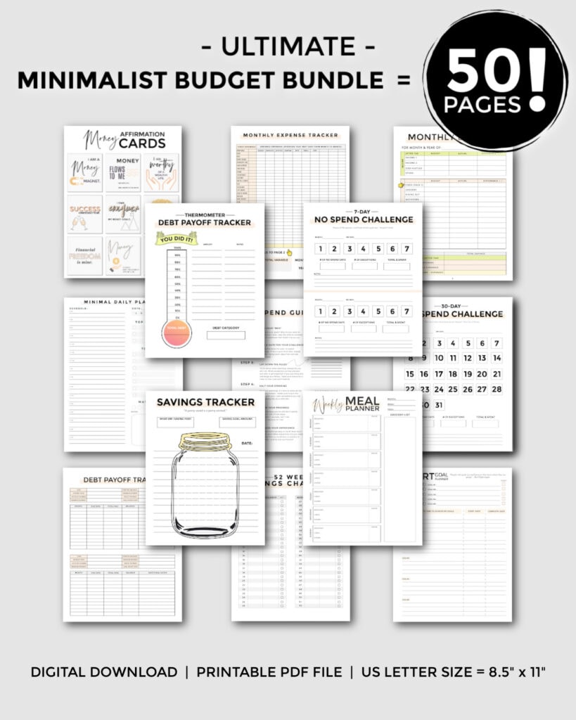 10 Simple Minimalist Budget Tips That ACTUALLY Work!