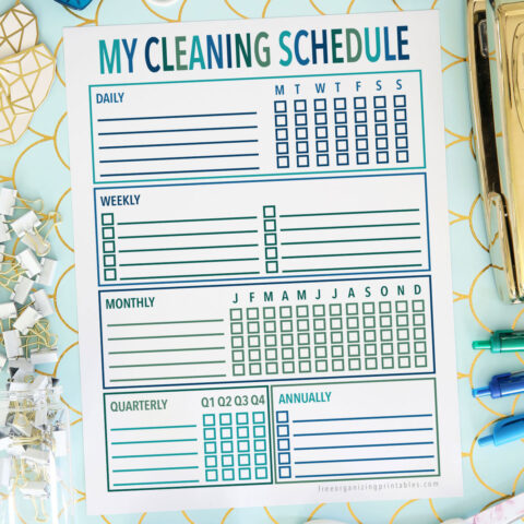 25+ Free Printables to Declutter, Organize, Clean, Budget, &amp; Plan
