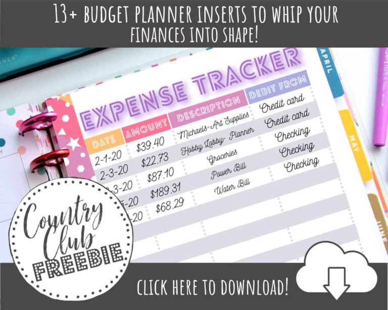 25+ Free Printables to Declutter, Organize, Clean, Budget, &amp; Plan