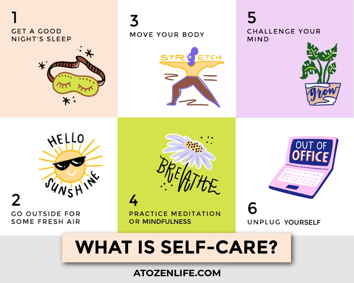 What are some examples of self-care?
